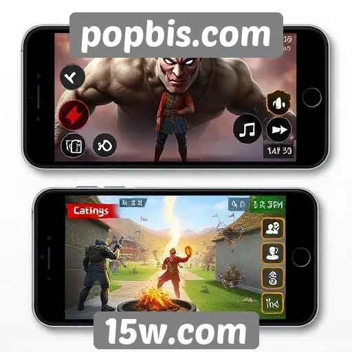 Desempenho dos jogos no popbis.com em diferentes dispositivos